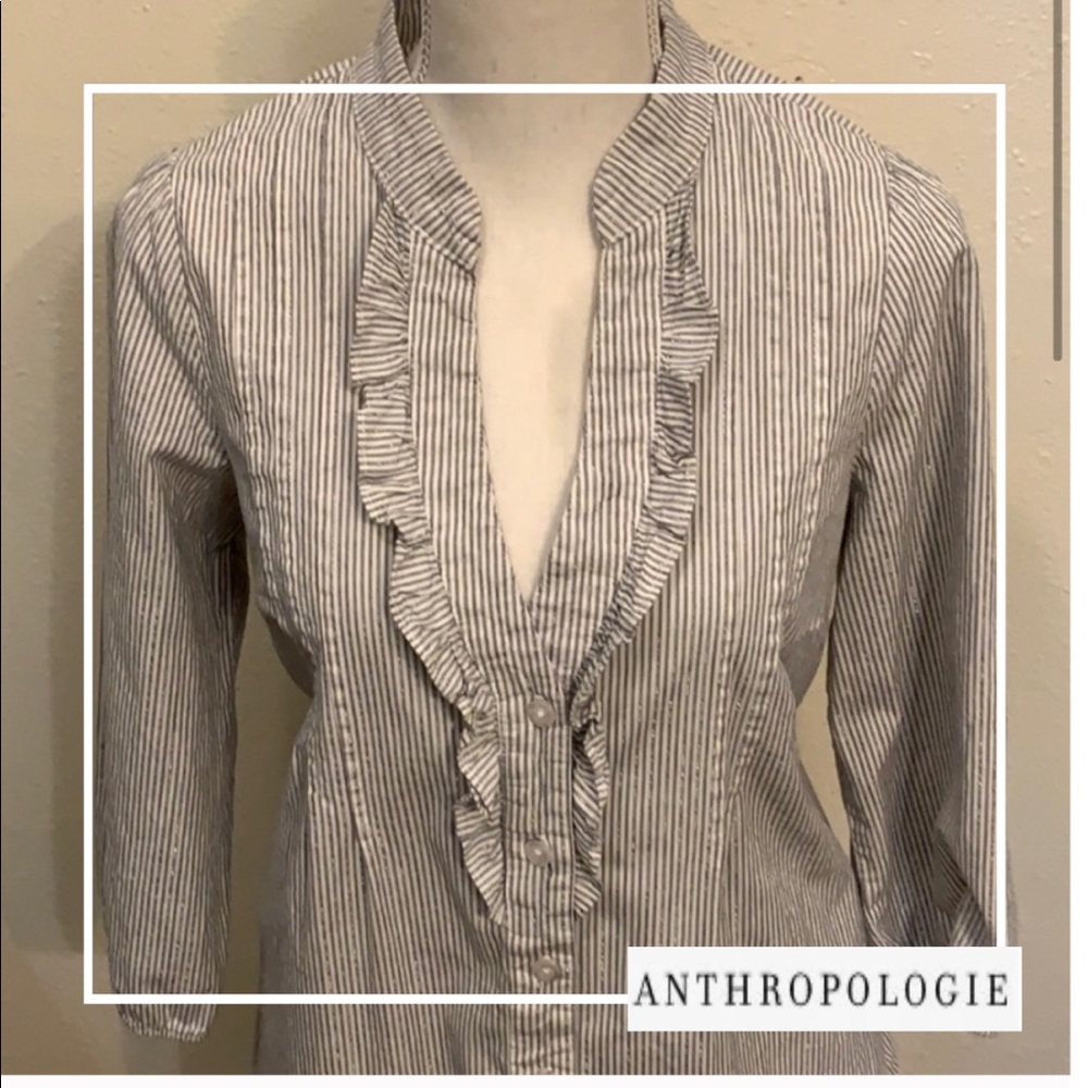 ANTHROPOLOGIE | striped tunic